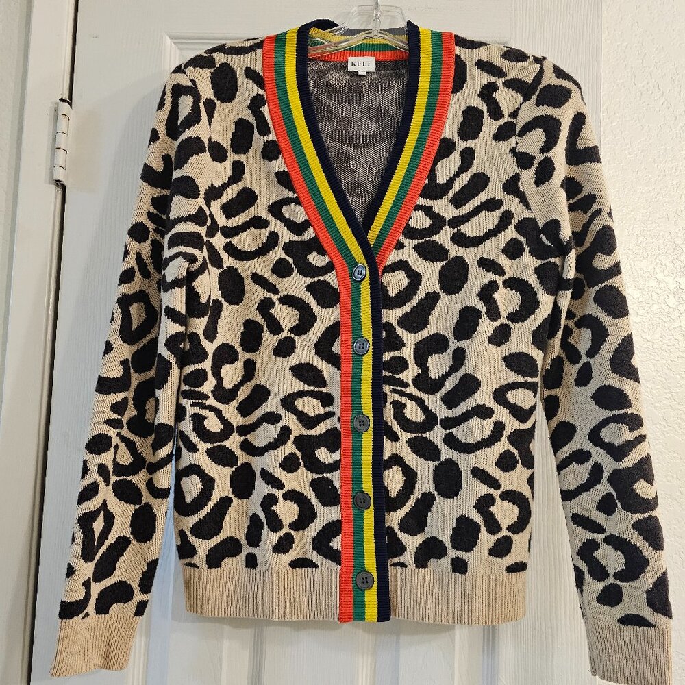 KULE the Cat Leopard Cardigan